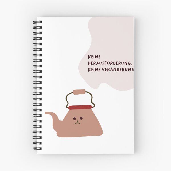 Item preview, Keine Herausforderung, keine Veränderung | Motivation and Inspiration | Cute Character Illustrations | Simple Design designed and sold by RM-Journey.