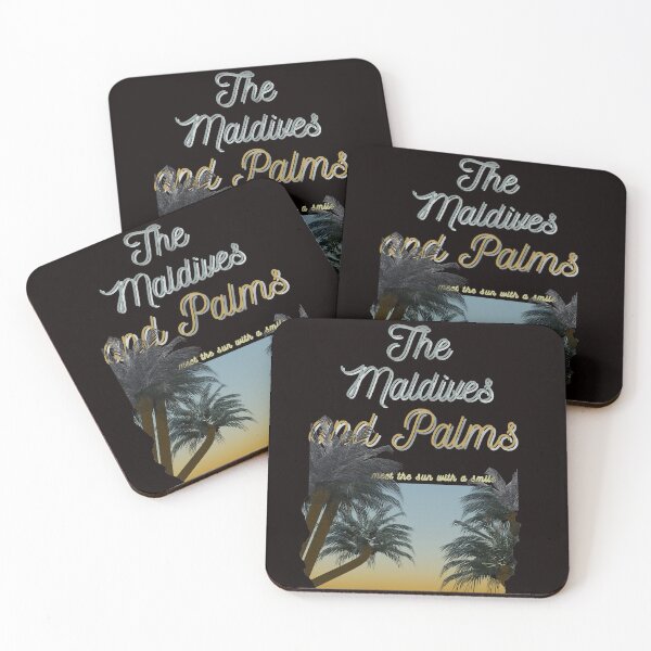 Item preview, Sunset Serenity: The Maldives Palms  designed and sold by MY-DesignStudio.