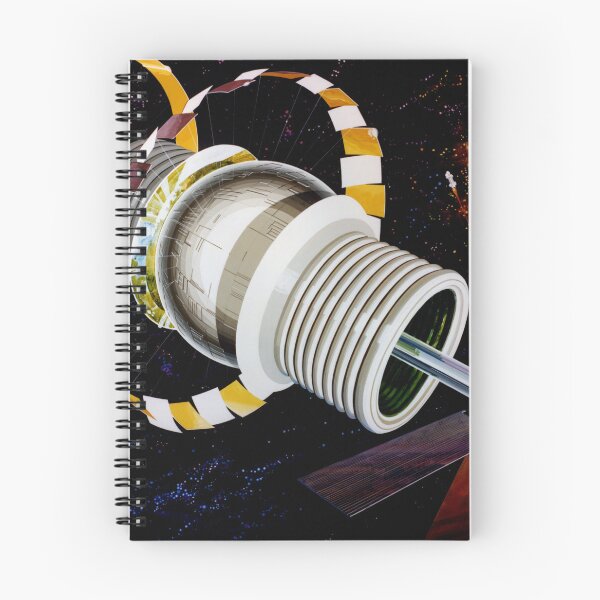 Item preview, Bernal Sphere 70's NASA space art designed and sold by supernova-high.