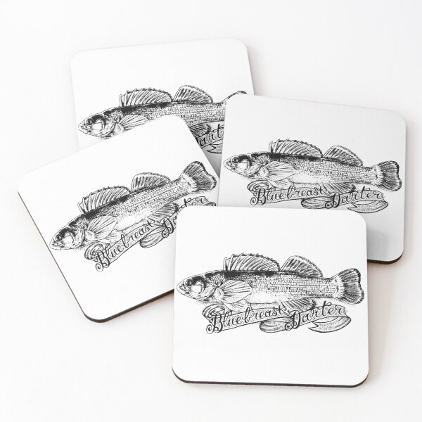 Item preview, Bluebreast Darter (Etheostoma camurum) designed and sold by UnderfootStudio.