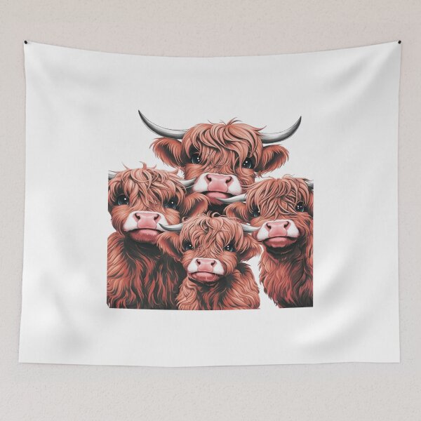 Item preview, Highland Cow Gaze designed and sold by SellingWSarah17.