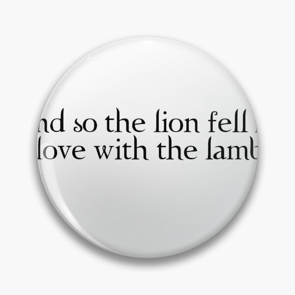 Item preview, and so the lion fell in love with the lamb | twilight  designed and sold by sadgaymemes.