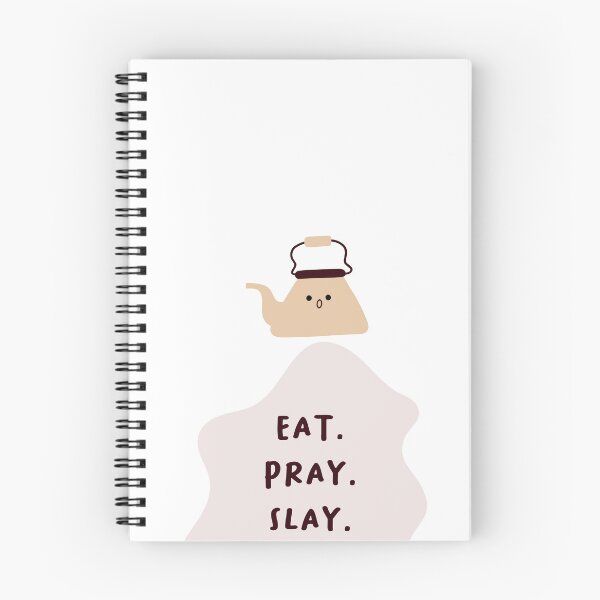 Item preview, EAT. PRAY. SLAY | Motivation and Inspiration | Cute Character Illustrations | Simple Design designed and sold by RM-Journey.