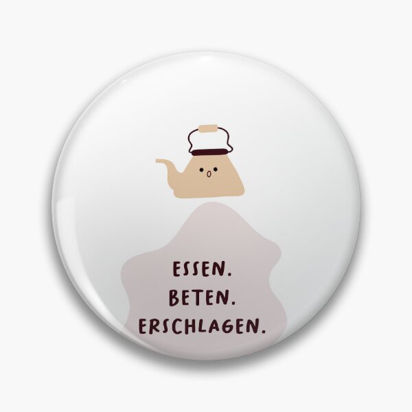 Item preview, Essen. Beten. Zerschlagen. | Motivation and Inspiration | Cute Character Illustrations | Simple Design designed and sold by RM-Journey.
