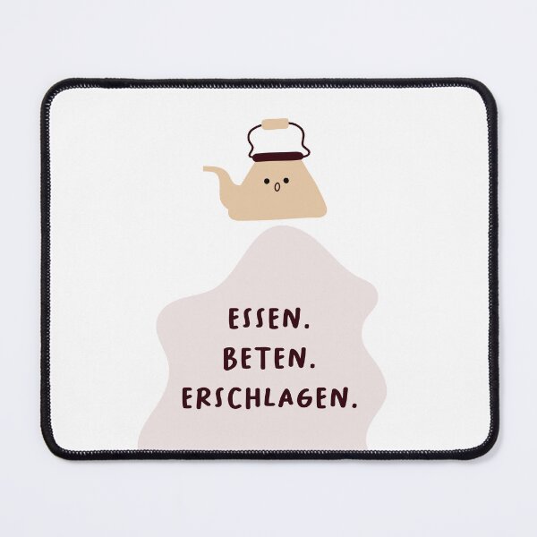 Item preview, Essen. Beten. Zerschlagen. | Motivation and Inspiration | Cute Character Illustrations | Simple Design designed and sold by RM-Journey.