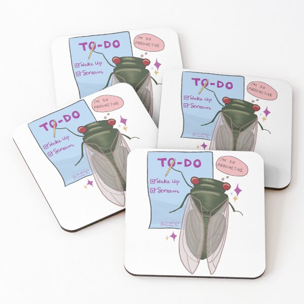 Item preview, Cicada To-Do List designed and sold by PorchlightPDCo.