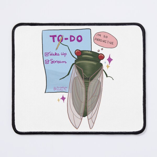 Item preview, Cicada To-Do List designed and sold by PorchlightPDCo.