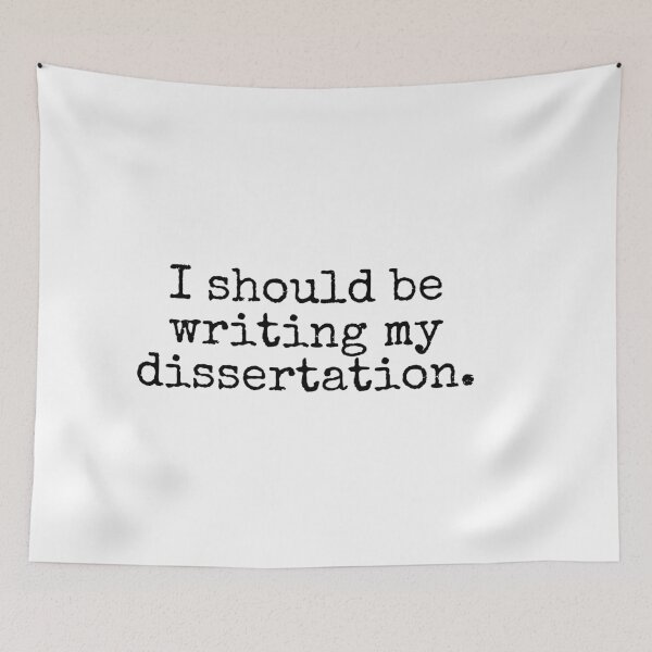 Item preview, I Should Be Writing My Dissertation - Funny PhD, Doctor of Philosophy, Thesis Defense, Dissertation Defense, Preliminary Exam designed and sold by jadedscientist.