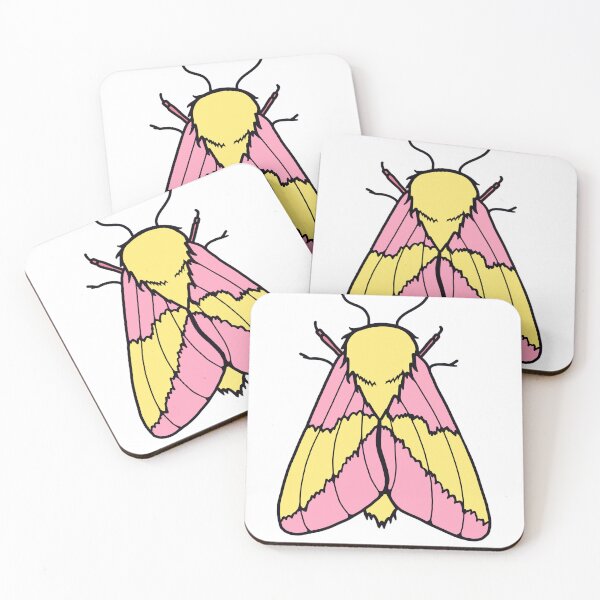 Item preview, Rosy Maple Moth designed and sold by lady-ghostface.