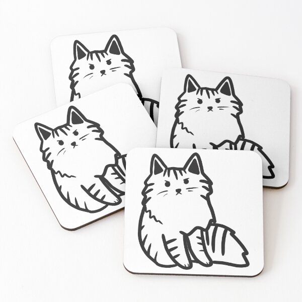 Item preview, Perturbed cat line drawing  designed and sold by NotreDameChelle.