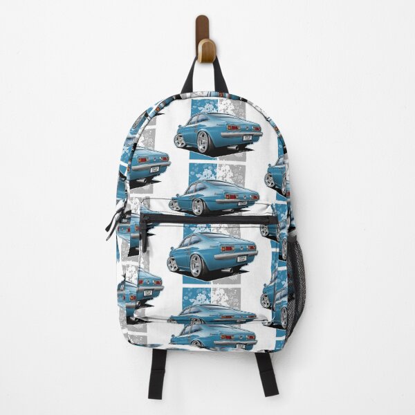 Item preview, Tooned Datsun Sunny B110 Coupé (Datsun 1200 GX Coupé) Turquoise designed and sold by Petrolhead T-Shirts and Art.