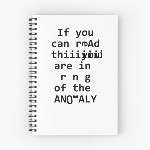 Item preview, Anomaly Warning! designed and sold by CasperOrillian.