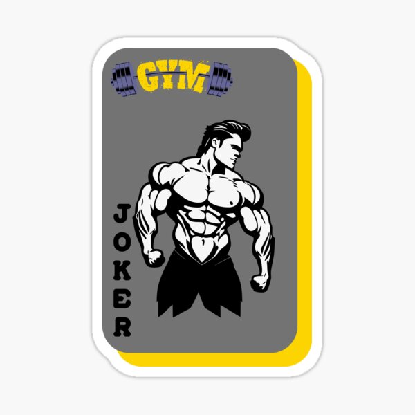 "balatro boys gym joker" Sticker for Sale by raedlisam Redbubble