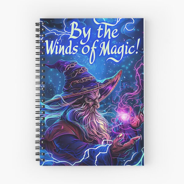 Item preview, By the Winds of Magic - Wizard Spellcasting Artwork designed and sold by Juuskus.