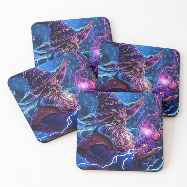 Item preview, By the Winds of Magic - Wizard Spellcasting Artwork designed and sold by Juuskus.