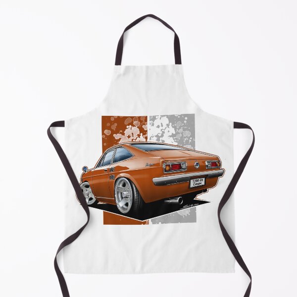 Artikelvorschau, Tooned Datsun Sunny B110 Coupé (Datsun 1200 GX Coupé) Braun entworfen und verkauft von Petrolhead T-Shirts and Art.
