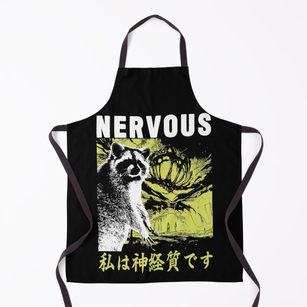 Item preview, Nervous Raccoon Japanese designed and sold by VintageMedatsu.