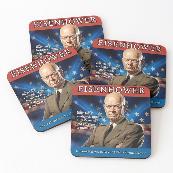 Item preview, Dwight Eisenhower Electoral Poster designed and sold by Static-Panda.