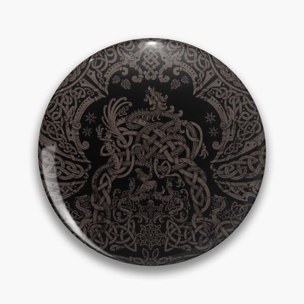 Item preview, Viking style Dragon - Black Grey and Grit designed and sold by Abysm Internal.