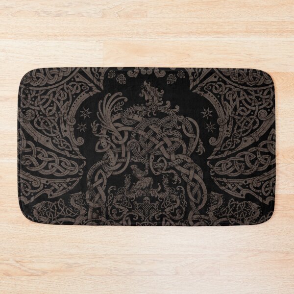 Item preview, Viking style Dragon - Black Grey and Grit designed and sold by Abysm Internal.
