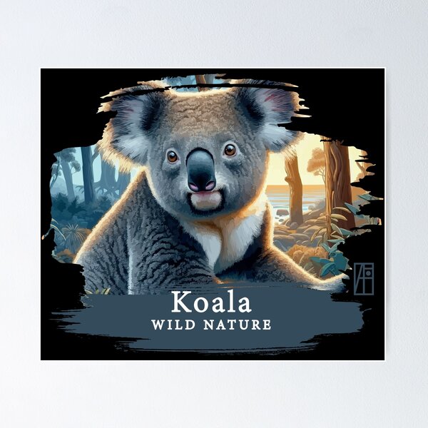 Item preview, Koala - WILD NATURE - KOALA - 3 designed and sold by ArtProjectShop.