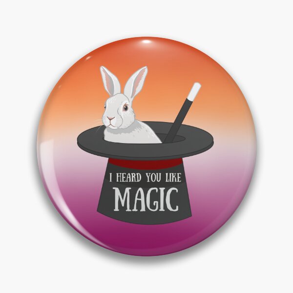Item preview, I Heard You Like Magic Pin designed and sold by SwiftieStickers.
