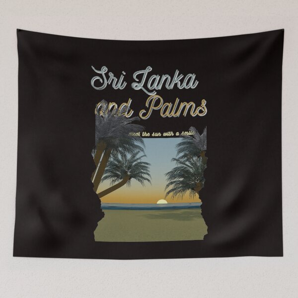 Item preview, Sunset Serenity: Sri Lanka Palms  designed and sold by MY-DesignStudio.