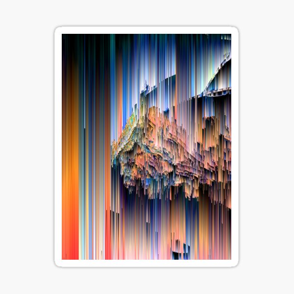 Item preview, Weird Glitches - Abstract Pixel Art designed and sold by Jennifer Walsh Design.