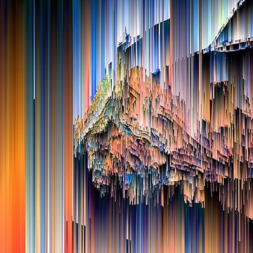 Artwork thumbnail, Weird Glitches - Abstract Pixel Art by Jennifer Walsh Design