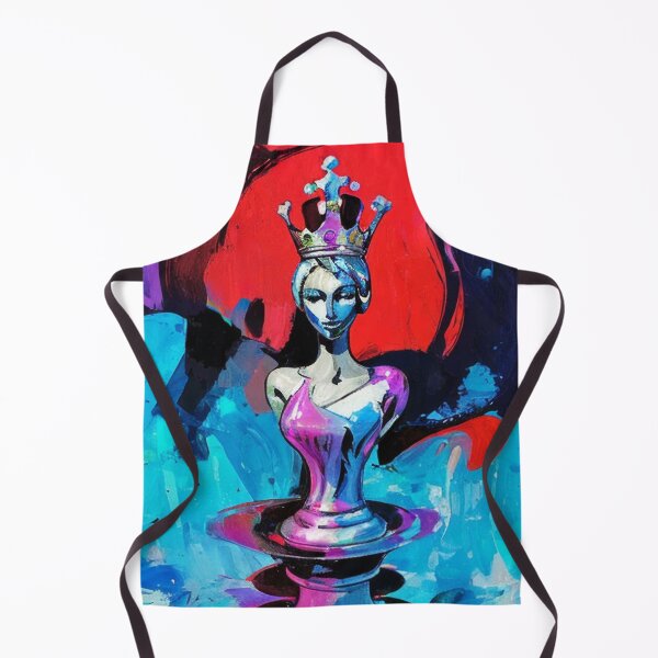 Item preview, Abstract , Chess , Queen , Painting , Poster , White , Blue , anime posters , anime stickers designed and sold by fineartstyles4u.