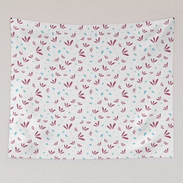 Item preview, Burgundy Blue Flora designed and sold by Larify.