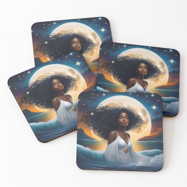 Item preview, Iemanjá in the Moonlight designed and sold by Orixaworld.