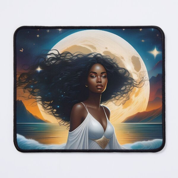 Item preview, Iemanjá in the Moonlight designed and sold by Orixaworld.
