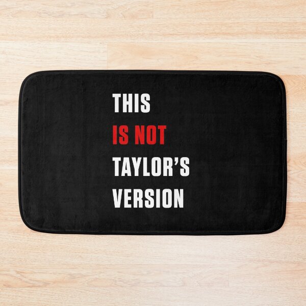 Item preview, This Is Not Taylor’s Version (White Font) designed and sold by SwiftieBoi.