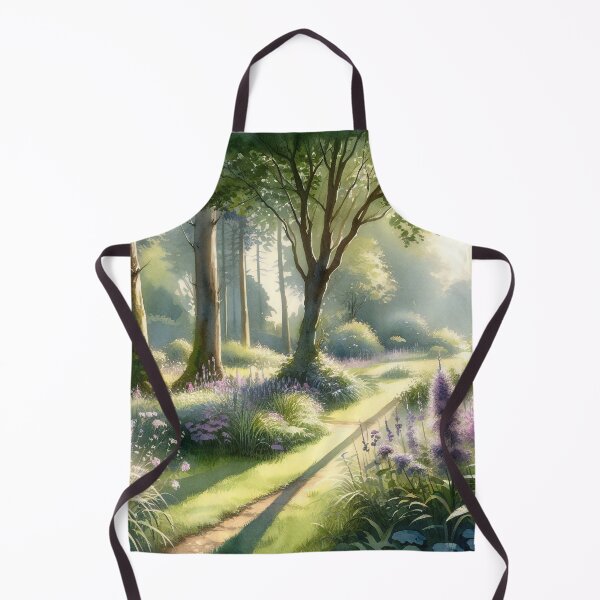 Item preview, Magical Woodland Walk, Sunlit Trees and Flowering Path designed and sold by ArtComixHaven.