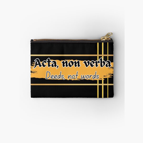 Item preview, Deeds, not words, Latin designed and sold by MakeWayDesign.