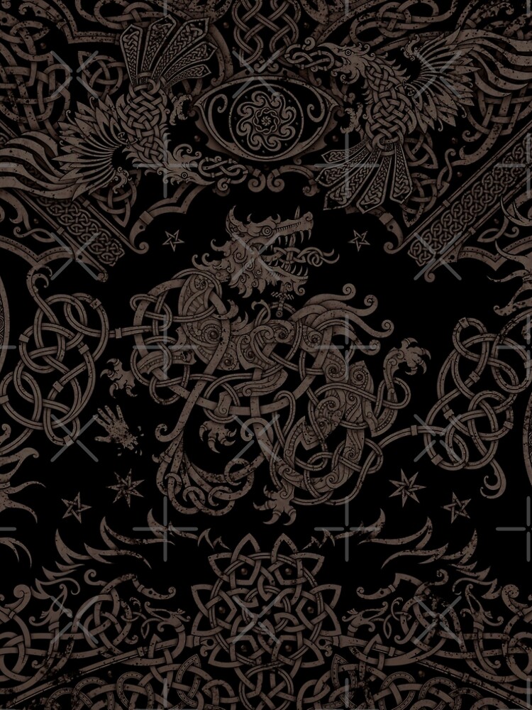 Fenrir the Norse Wolf - Viking Art, Black Grey and Grit" A-Line Dress for Sale by AbysmInternal | Redbubble Fenrir the Norse Wolf - Viking Art, Black Grey and Grit" A-Line Dress for Sale by AbysmInternal | Redbubble