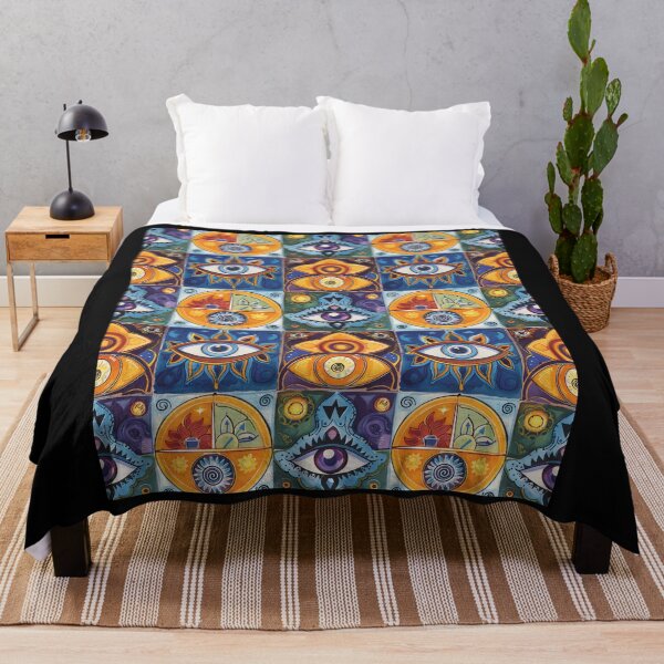 Item preview, Mystical Awakening: Third Eye Chakra Tiles Collection designed and sold by JLCableStudio.
