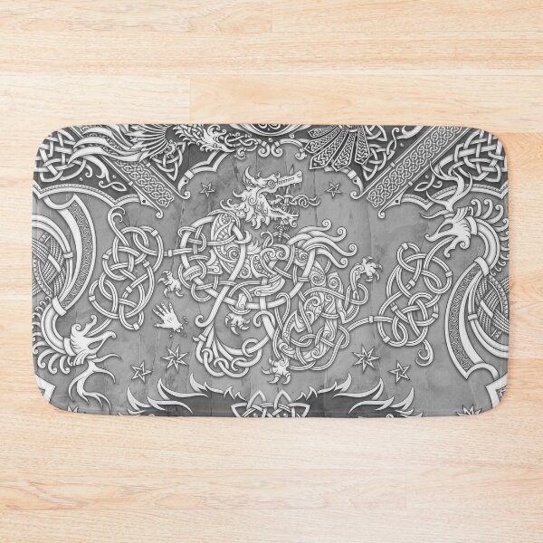 Item preview, Fenrir the Norse Wolf - Viking Art, Stone designed and sold by Abysm Internal.