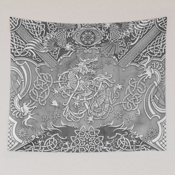 Item preview, Fenrir the Norse Wolf - Viking Art, Stone designed and sold by Abysm Internal.