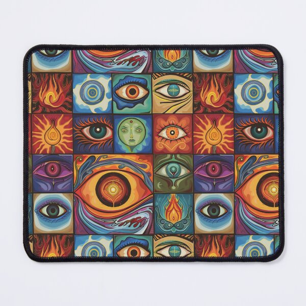 Item preview, Mystical Awakening: Third Eye Chakra Tiles Collection designed and sold by JLCableStudio.