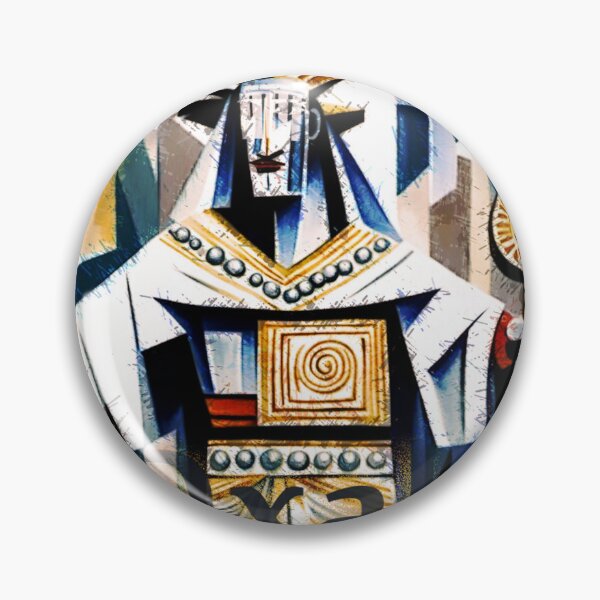 Item preview, Oxalá The brazilian African god v3 cubist designed and sold by Helios Be. Lavsh.