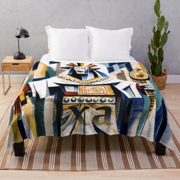 Item preview, Oxalá The brazilian African god v3 cubist designed and sold by Helios Be. Lavsh.