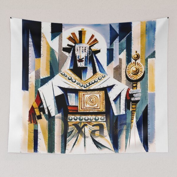 Item preview, Oxalá The brazilian African god v3 cubist designed and sold by Helios Be. Lavsh.