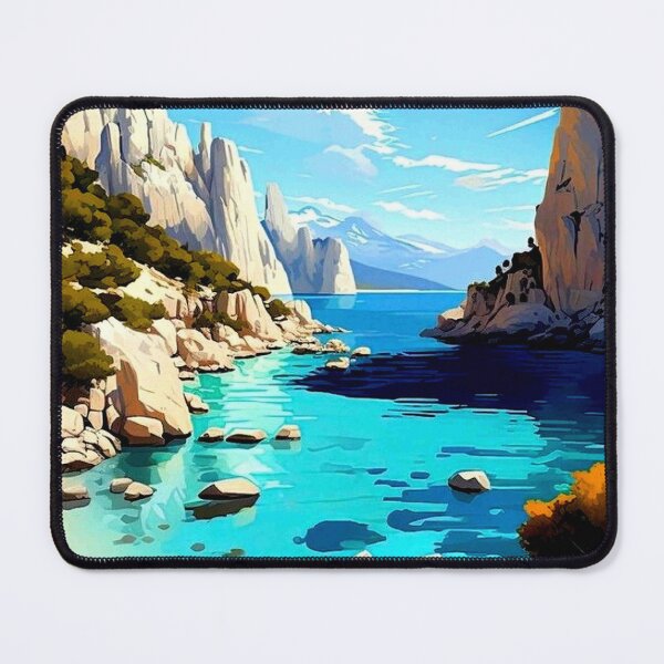 Item preview, Calanques France : Vintage Travel Advertising Print designed and sold by posterbobs.