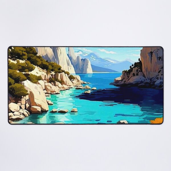 Item preview, Calanques France : Vintage Travel Advertising Print designed and sold by posterbobs.