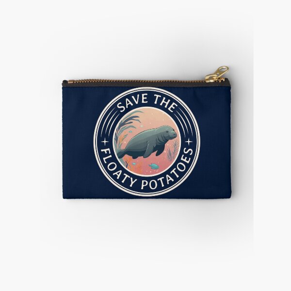 Item preview, Save The Floaty Potatoes Ver 2 Funny Manatee Quote  designed and sold by thecatcouch.
