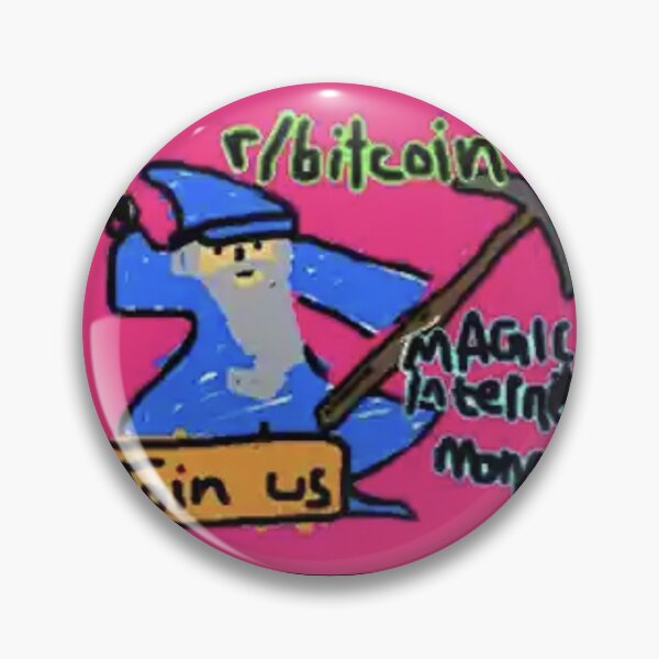 Item preview, Bitcoin Wizard #366 - Magic Internet Money - The Most Famous Reddit Meme designed and sold by Nathan Engquist.