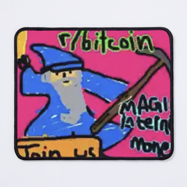 Item preview, Bitcoin Wizard #366 - Magic Internet Money - The Most Famous Reddit Meme designed and sold by Nathan Engquist.