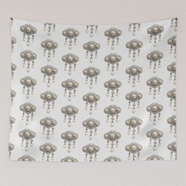 Item preview, pearl brooch designed and sold by ItGirlTheraphy.